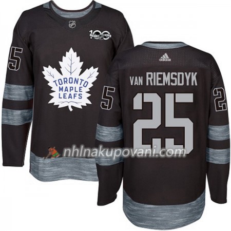 Toronto Maple Leafs Dresy James Van Riemsdyk 25 1917-2017 100th Anniversary Adidas Černá Authentic - Pánské